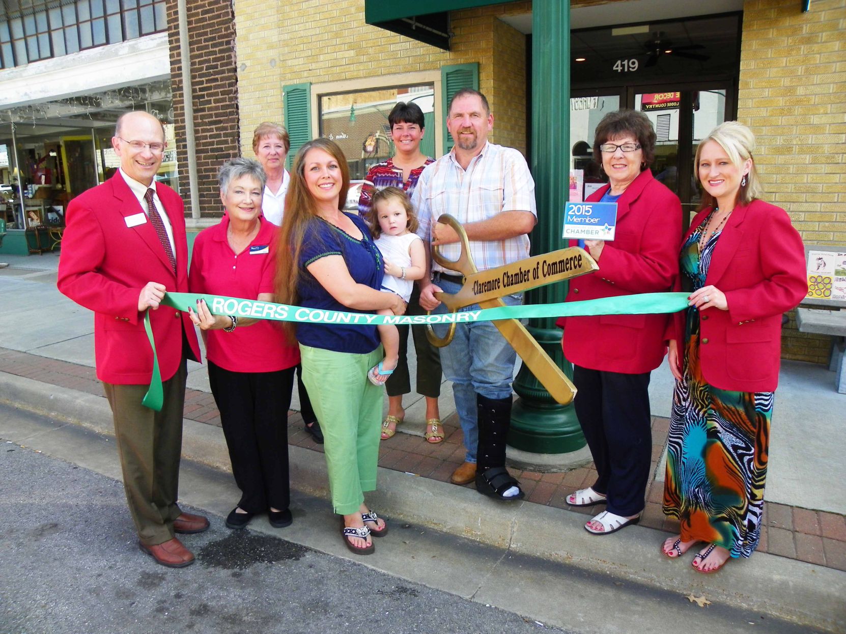 Claremore Chamber welcomes Rogers County Masonry